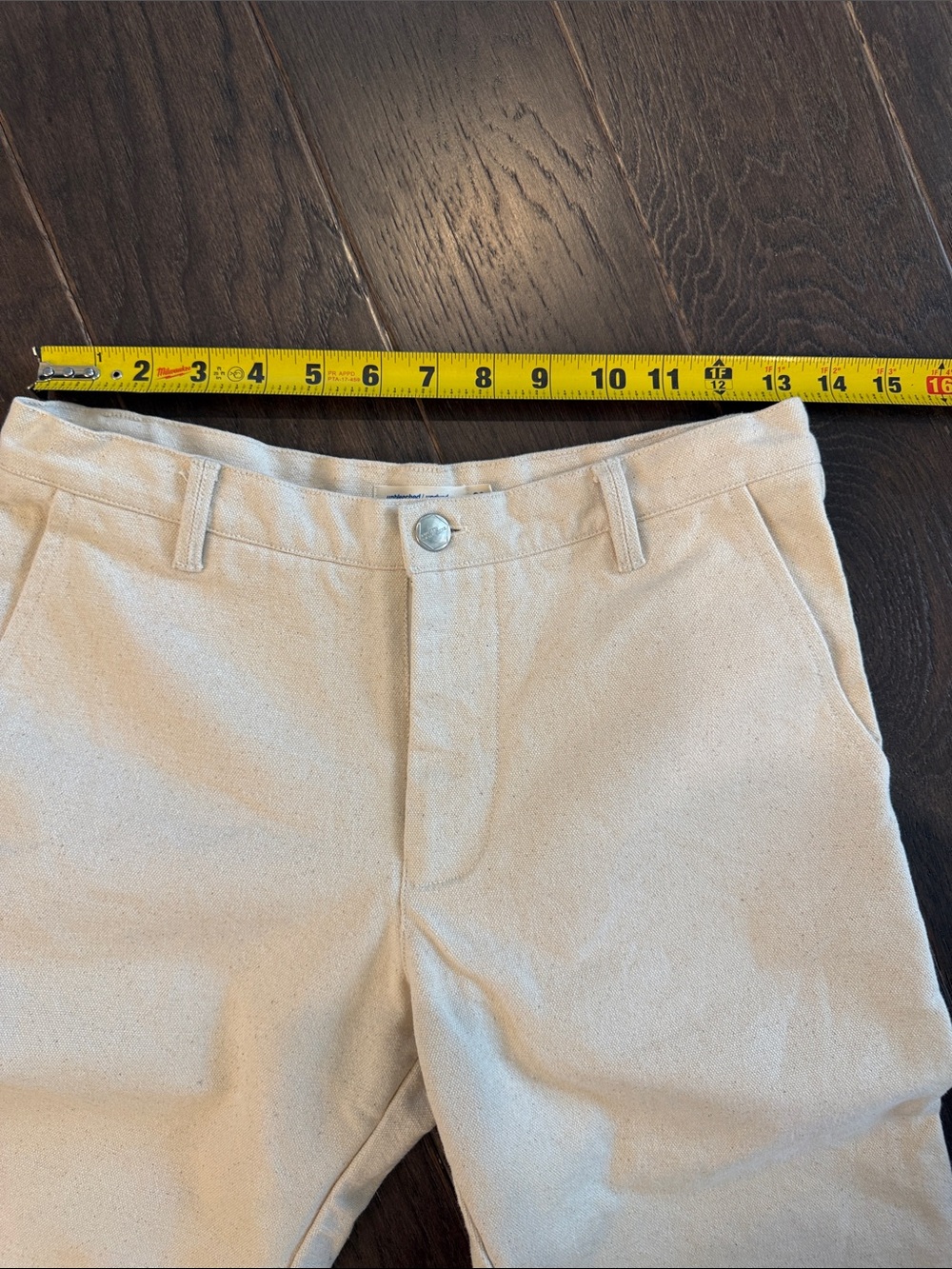 Industry of All Nations Organic Cotton Pants Unbleached Undyed Size 26 - Picture 12 of 13